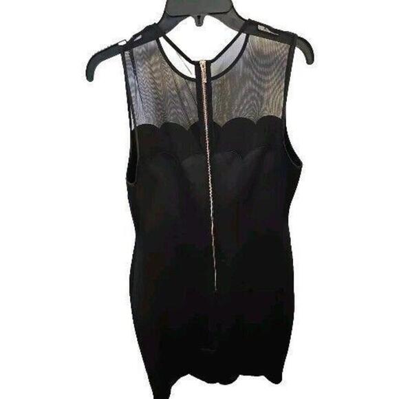 Ted‎ Baker London Womens Sheer Black Dress 4 (MT-176) - Picture 5 of 14